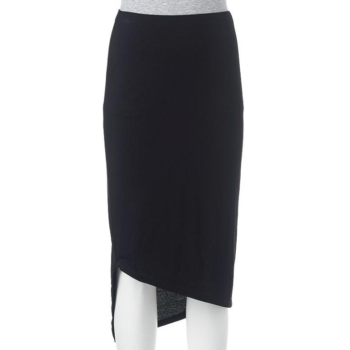 Women's Loramendi Asymmetrical Skirt, Size: Xs, Black