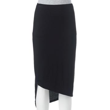 Women's Loramendi Asymmetrical Skirt, Size: Xs, Black