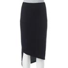 Women's Loramendi Asymmetrical Skirt, Size: Xs, Black