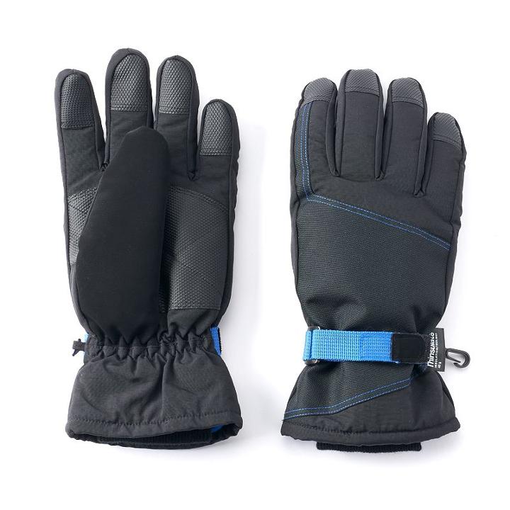Men's Tek Gear&reg; Core Warmtek Ski Gloves, Size: Medium/large, Blue