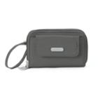 Women's Baggallini Rfid Blocking Wrist Wallet, Dark Grey