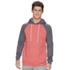 Men's Urban Pipeline&reg; Colorblock Hoodie Tee, Size: Xxl, Med Red