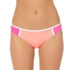 In Mocean Match Point Colorblock Longline Bikini Bottoms, Size: Large, Ovrfl Oth