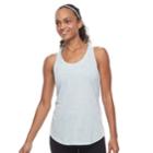 Women's Petite Tek Gear&reg; Racer Back Tank, Size: L Petite, Med Blue