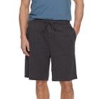 Men's Croft & Barrow&reg; True Comfort Solid Sleep Shorts, Size: Large, Dark Grey