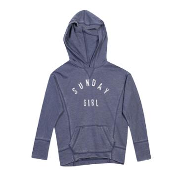 Girls 7-16 Harper & Elliot Graphic Pullover Hoodie, Size: Xl, Blue (navy)