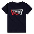 Boys 4-7 Levi's&reg; Logo Batwing Graphic Tee, Size: 4, Blue (navy)