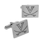 Fiora Stainless Steel Virginia Cavaliers Team Logo Cuff Links, Men's, Multicolor