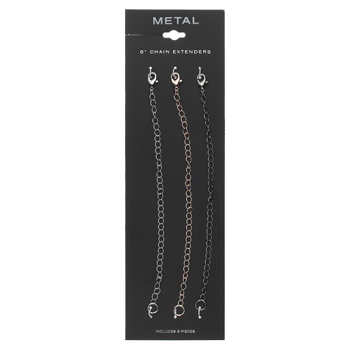 Chain Necklace Extender Set, Women's, Gold