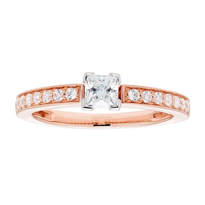 14k Gold 3/4 Carat T.w. Igl Certified Diamond Princess Cut Engagement Ring, Women's, Size: 5, White