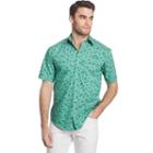 Men's Izod Surfcaster Classic-fit Performance Button-down Shirt, Size: Xl, Green Oth