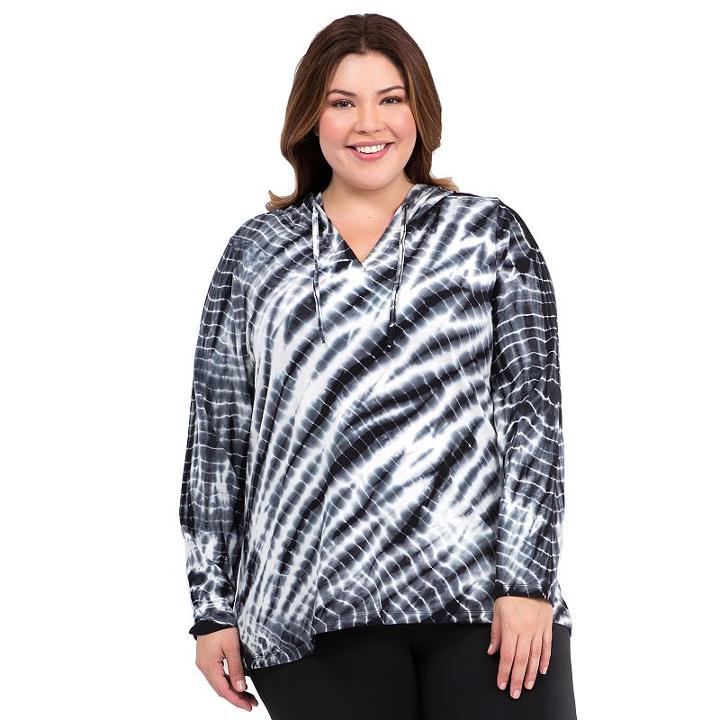 Plus Size Marika Tie-dye Hoodie, Women's, Size: 3xl, Oxford
