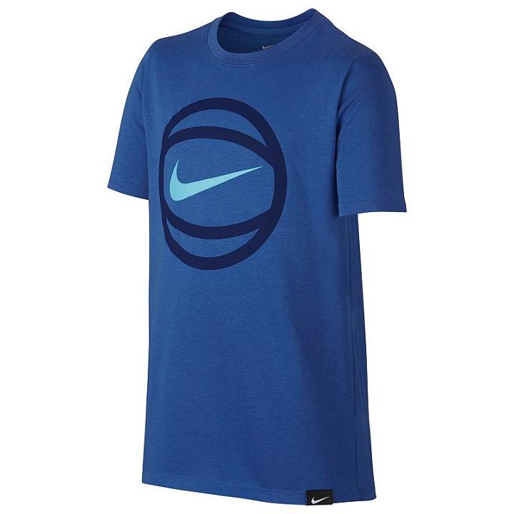 Boys 8-20 Nike Basketball Logo Tee, Boy's, Size: Xl, Blue Other