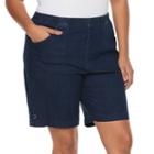 Plus Size Croft & Barrow&reg; Pull-on Shorts, Women's, Size: 3xl, Dark Blue