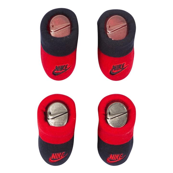Baby Boy Nike 2-pack Red & Gray Booties