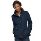 Women's Weathercast Quilted Stretch Barn Jacket, Size: Medium, Grey