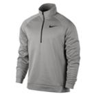Men's Nike Therma Quarter-zip Top, Size: Xl, Grey (charcoal)