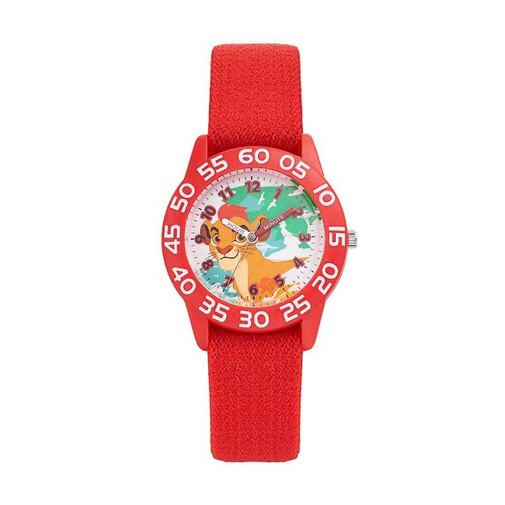 Disney's The Lion Guard Kion Kids' Time Teacher Watch, Men's, Red