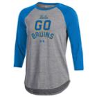 Women's Under Armour Ucla Bruins Charged Baseball Tee, Size: Large, Blue