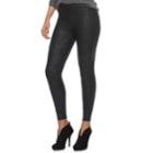 Women's Rock & Republic&reg; Coated Leggings, Size: Small, Black