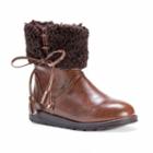 Muk Luks Shirley Women's Water-resistant Ankle Boots, Girl's, Size: 6, Brown