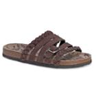 Muk Luks Terri Women's Slide Sandals, Girl's, Size: 6, Brown