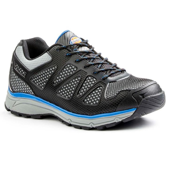 Dickies Fury Exo-lite Men's Steel-toe Work Shoes, Size: Medium (10.5), Black