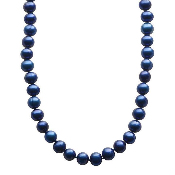 Pearlustre By Imperial Dyed Freshwater Cultured Pearl Sterling Silver Necklace, Women's, Size: 20