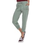 Juniors' So&reg; Crop Jogger Sweatpants, Teens, Size: Small, Med Green
