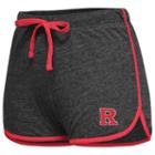 Juniors' Campus Heritage Rutgers Scarlet Knights Get A Strike Gym Shorts, Women's, Size: Xl, Red Other