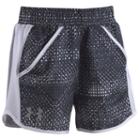 Girls 4-6x Under Armour Grid Athletic Shorts, Girl's, Size: 6x, Black
