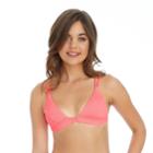Mix And Match Strappy Triangle Bikini Top, Teens, Size: Large, Med Orange
