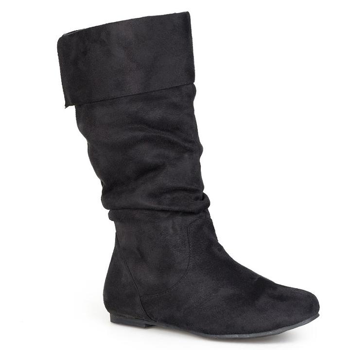 Journee Collection Shelley Women's Midcalf Boots, Girl's, Size: Medium (9), Black