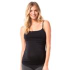 Maternity Pip & Vine By Rosie Pope Ruched Camisole, Women's, Size: Xl-mat, Black