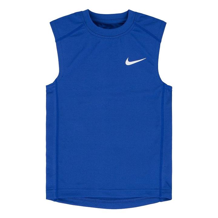 Boys 4-7 Nike Dri-fit Base Layer Muscle Tee, Size: 7, Med Blue