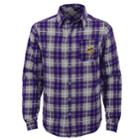 Boys 8-20 Minnesota Vikings Sideline Plaid Shirt, Size: Xl 18-20, Purple