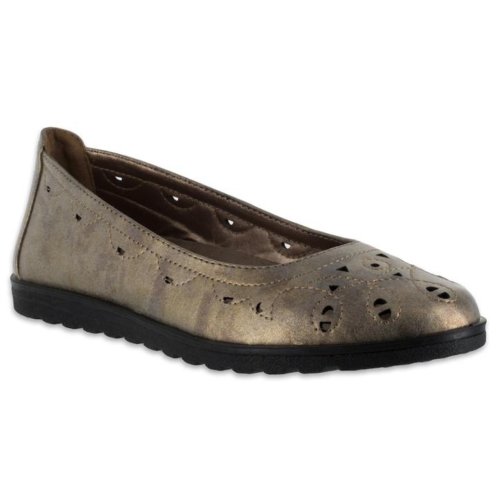 Easy Street Alfie Women's Flats, Size: Medium (9), Brown