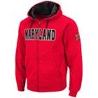 Men's Maryland Terrapins Fleece Hoodie, Size: Large, Dark Red