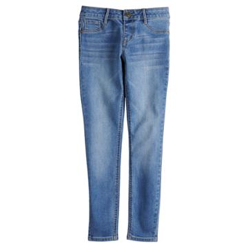 Girls 7-16 & Plus Size So&reg; Constructed Jeggings, Size: 8, Med Blue