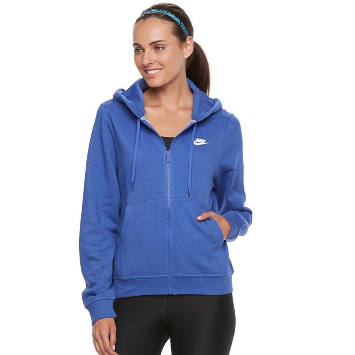 Women's Nike Sportswear Zip Up Hoodie, Size: Small, Med Purple