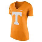 Women's Nike Tennessee Volunteers Striped Bar Tee, Size: Large, Orange