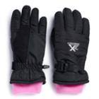 Girls 4-16 Zeroxposur Eos Ski Gloves, Size: S-m, Black