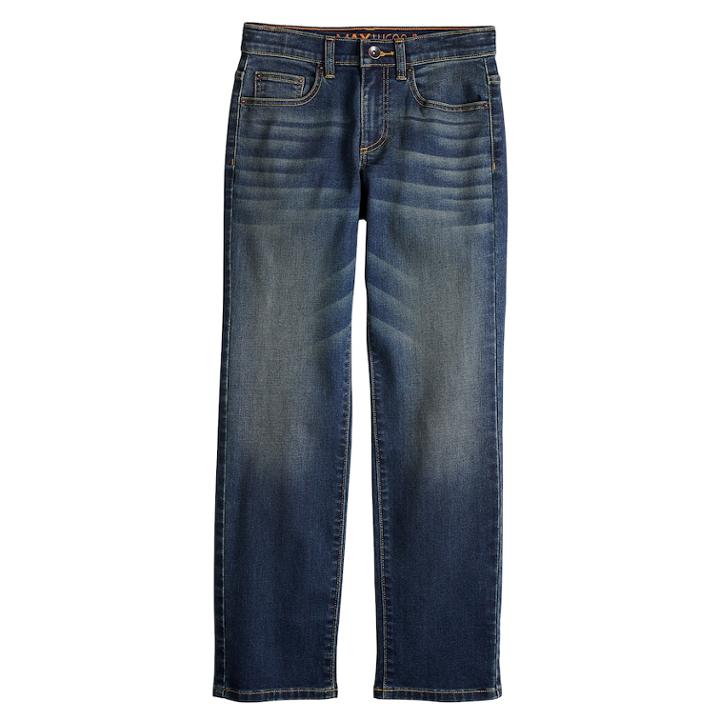 Boys 8-20 Urban Pipeline&reg; Straight-leg Jeans, Size: 16, Dark Blue