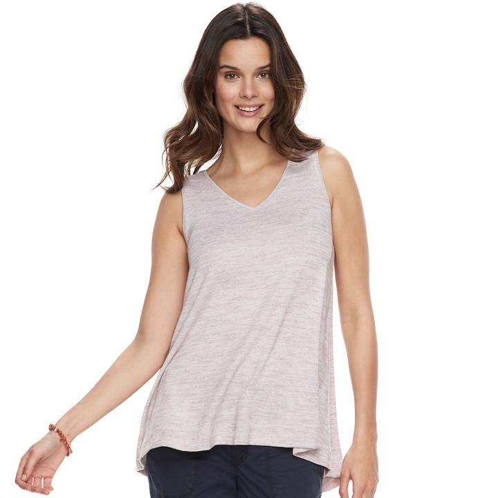 Women's Sonoma Goods For Life&trade; V-neck Tank, Size: Xl, Lt Purple