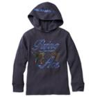 Sonoma Goods For Life&trade; Hooded Thermal Flying Ace Tee - Boys 4-7, Boy's, Size: L(7), Grey