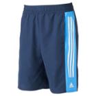 Men's Adidas Colorblock Microfiber Volley Swim Trunks, Size: Medium, Blue (navy)
