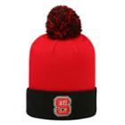 Adult Top Of The World North Carolina State Wolfpack Pom Knit Hat, Men's, Med Red