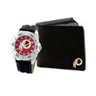 Men's Game Time Washington Redskins Watch & Wallet Set - Black