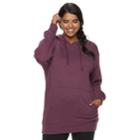 Juniors' Plus Size So&reg; Oversized Sweatshirt, Teens, Size: 3xl, Drk Purple