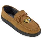 Men's Missouri Tigers Microsuede Moccasins, Size: 12, Brown